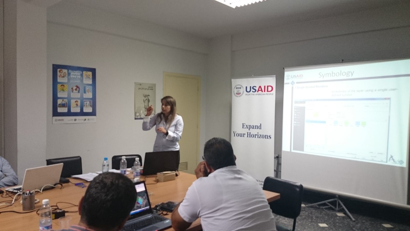 Technical training session in a classroom